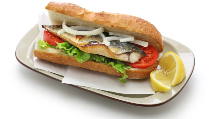 A fish sandwich, or "balık ekmek," is a popular street food found near Istanbul's waterfront. Freshly grilled fish, usually mackerel, is served in a bread roll with lettuce, onions, and a squeeze of lemon. It's a delightful combination of flavors, capturing the essence of the city's maritime heritage.