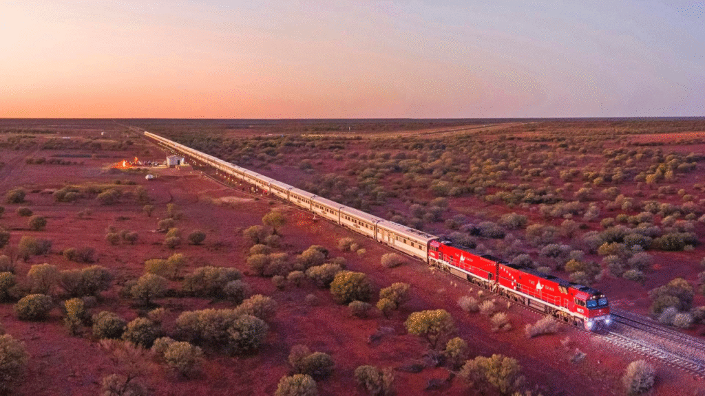 4. The Ghan — Adelaide to Darwin, Australia