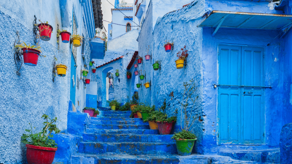 5. Chefchaouen’s Medina Lanes – Chefchaouen, Morocco
