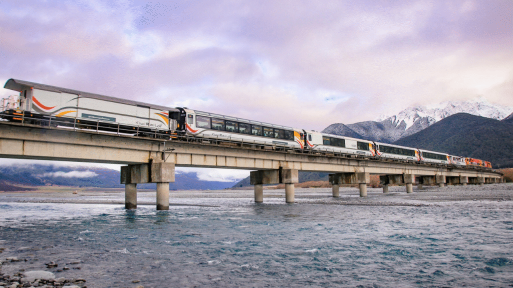 8. TranzAlpine — Christchurch to Greymouth, New Zealand