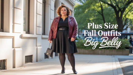 Plus Size Fall Outfits for Big Stomach 2025