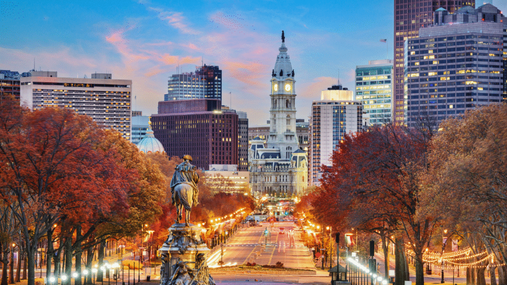 6. Philadelphia, Pennsylvania foliage