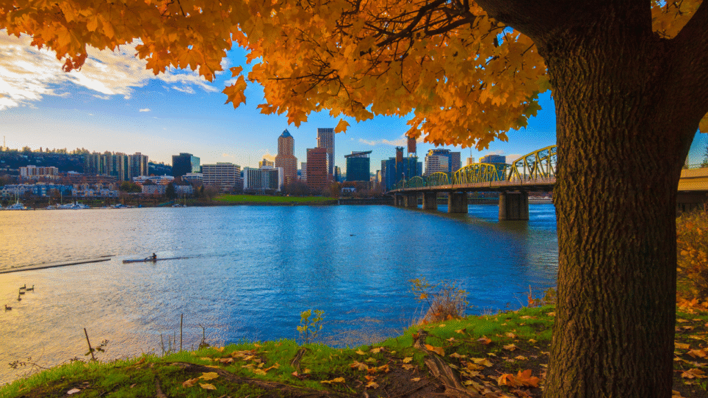 7. Portland, Oregon Foliage