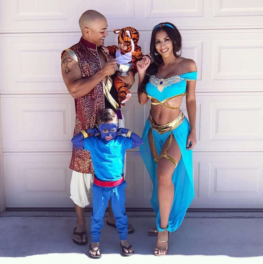 Aladdin, Jasmine, Genie, and Abu Costume