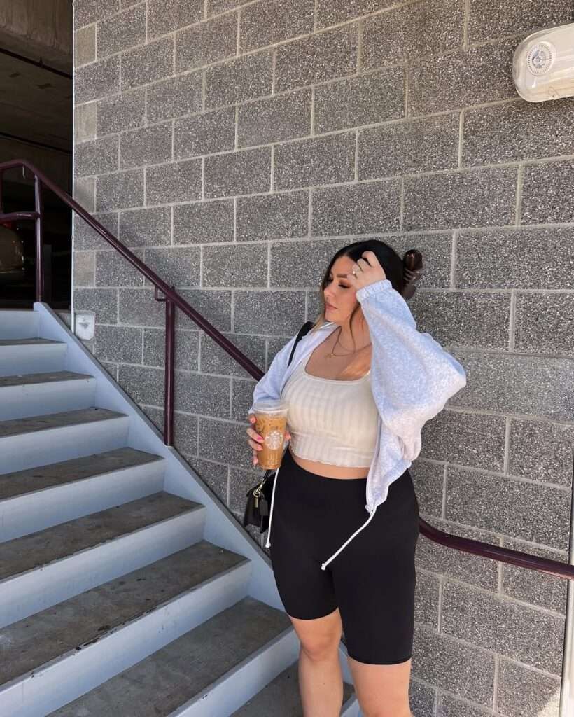 Hoodie with Bike Shorts