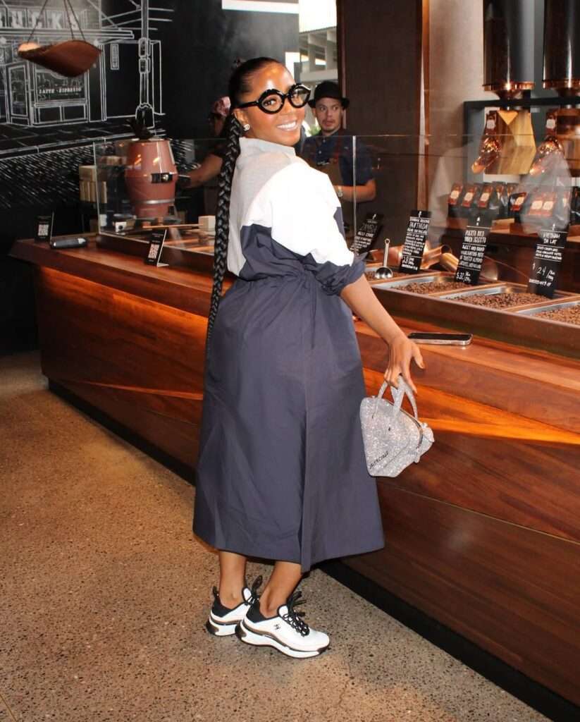 Casual Dress with Sneakers