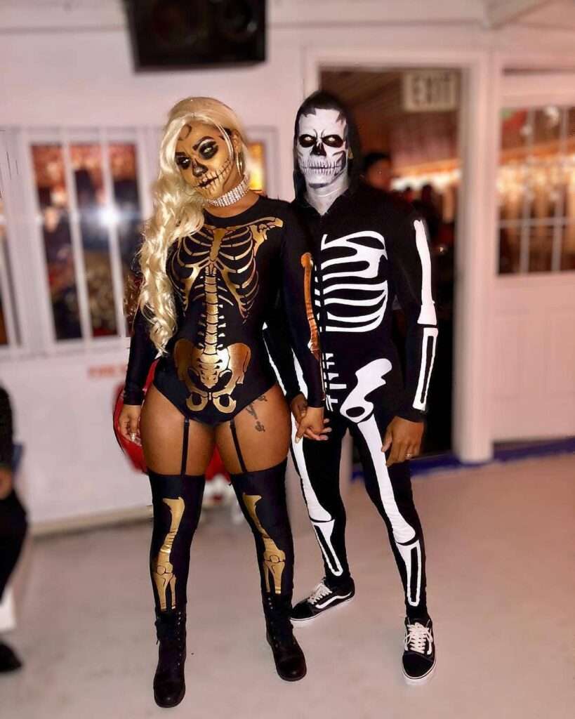 Skeleton Couple Costume
