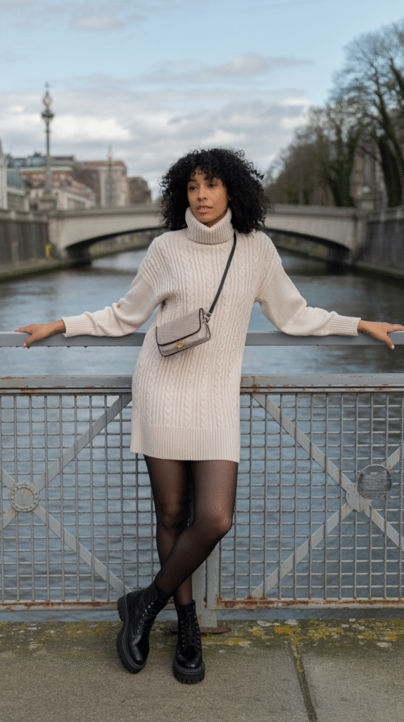 Turtleneck Sweater Dresses