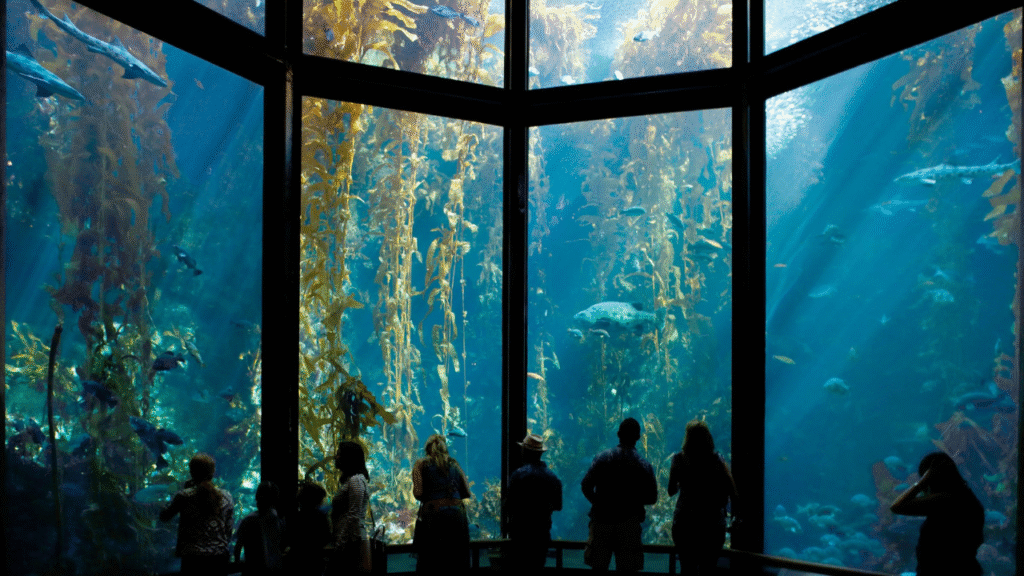 2. Monterey Bay Aquarium – Monterey, California