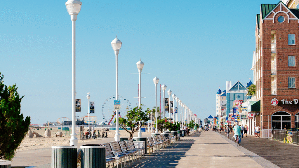 3. Ocean City Boardwalk – Maryland