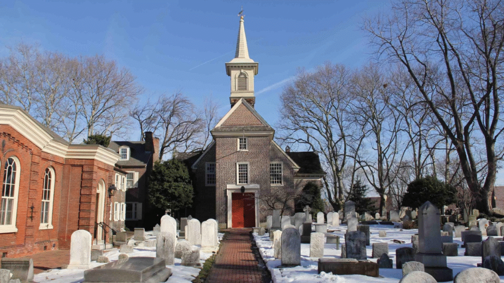 5. Gloria Dei (Old Swedes’) Church – Philadelphia, Pennsylvania (1700)