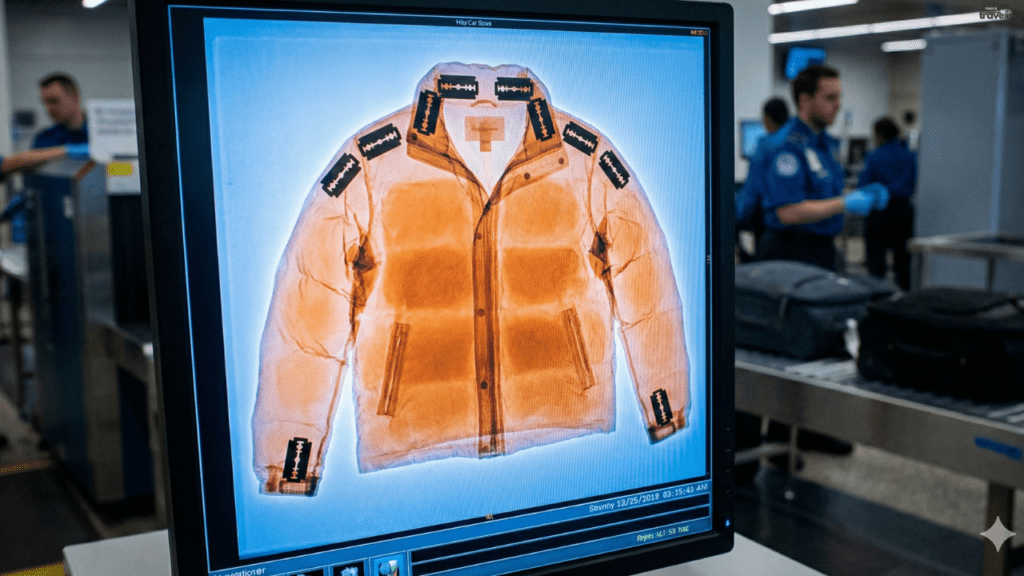 3. Razor Blades Sewn into Clothes (Denver)