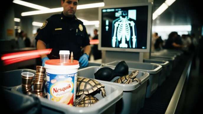 TOP 10 BIZARRE TSA FINDS.