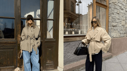 Mid Length Trench Coat Outfit Ideas
